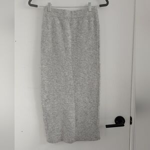 Dynamite grey knitwear midi skirt